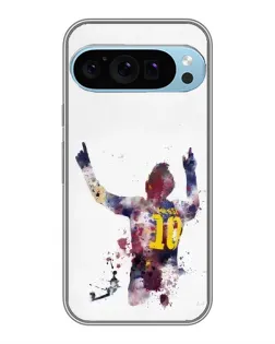 Чехол для Google Pixel 9 Pro с картинкой «Акварельный Месси Барселона»