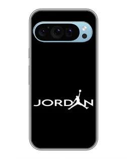 Чехол для Google Pixel 9 с картинкой «Jordan White Logo»