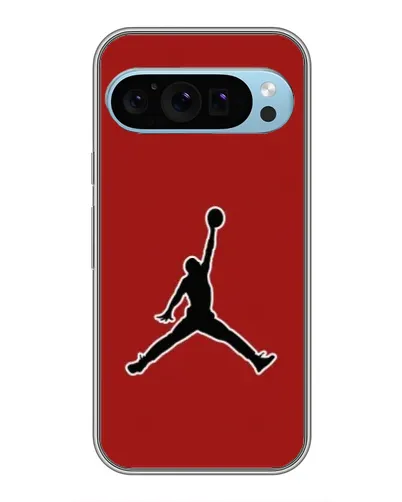 Чехол для Google Pixel 9 с картинкой «Jordan Red Back»