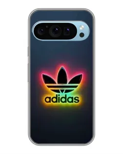 Чехол для Google Pixel 9 с картинкой «Неоновый Adidas»