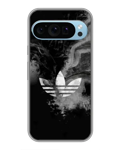 Чехол для Google Pixel 9 с картинкой «Абстрактный дым Adidas»
