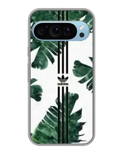 Чехол для Google Pixel 9 с картинкой «Пальмовые листья адидас»