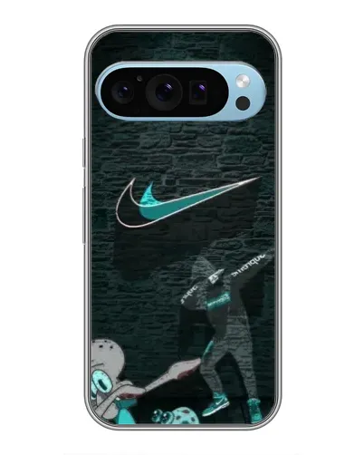 Чехол для Google Pixel 9 с картинкой «Спортивный арт Nike»