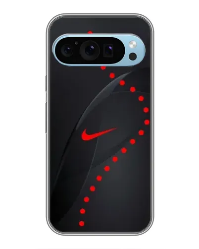 Чехол для Google Pixel 9 с картинкой «Абстрактный дизайн Nike»
