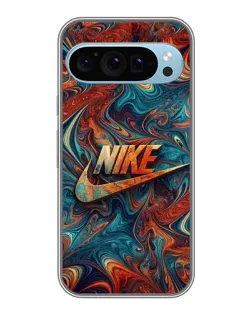 Чехол для Google Pixel 9 с картинкой «Nike в абстракции»