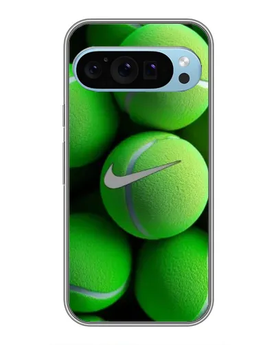 Чехол для Google Pixel 9 с картинкой «Теннисные мячи Найк»
