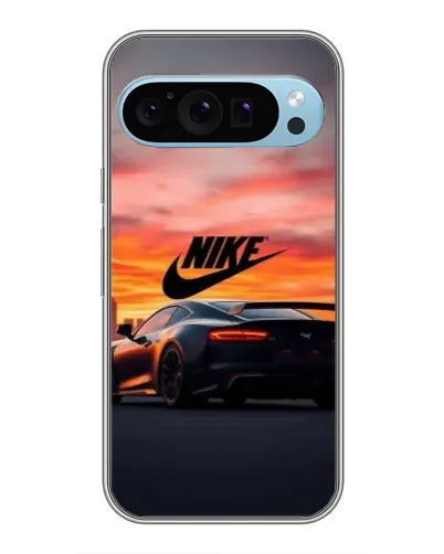 Чехол для Google Pixel 9 с картинкой «Nike и суперкар»