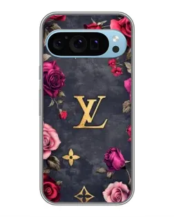 Чехол для Google Pixel 9 с картинкой «Цветочный Louis Vuitton»