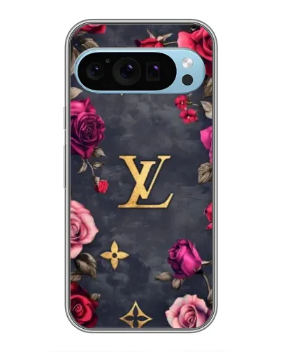 Чехол для Google Pixel 9 с картинкой «Цветочный Louis Vuitton»