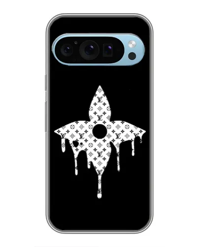Чехол для Google Pixel 9 с картинкой «Цветочная монограмма»