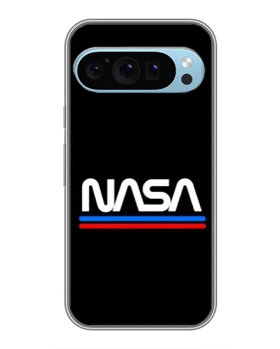 Чехол для Google Pixel 9 с картинкой «NASA — классика Red Blue»