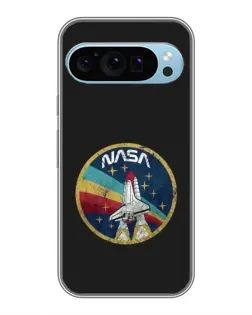 Чехол для Google Pixel 9 с картинкой «NASA — эмблема миссии»
