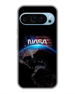 Чехол для Google Pixel 9 с картинкой «Земля из космоса NASA»
