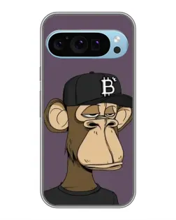 Чехол для Google Pixel 9 с картинкой «Bored Ape в кепке»