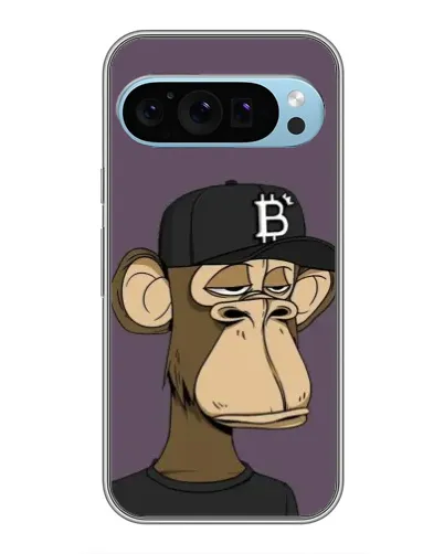 Чехол для Google Pixel 9 с картинкой «Bored Ape в кепке»