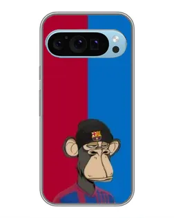 Чехол для Google Pixel 9 с картинкой «Bored Ape — фанат Барсы»