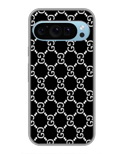 Чехол для Google Pixel 9 с картинкой «Gucci — сетчатый паттерн»