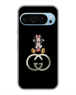 Чехол для Google Pixel 9 с картинкой «Минни Маус на лого»