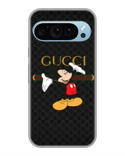 Чехол для Google Pixel 9 с картинкой «Микки Маус Gucci»