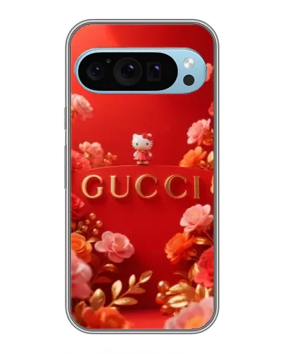 Чехол для Google Pixel 9 с картинкой «Gucci — золотой сад»