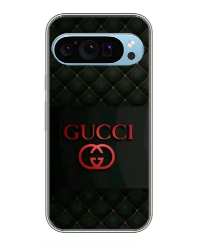 Чехол для Google Pixel 9 с картинкой «Gucci — стеганый черный»
