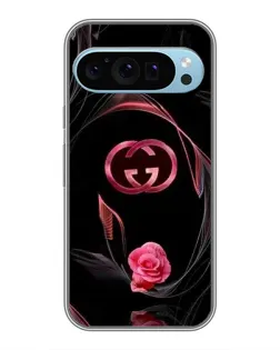 Чехол для Google Pixel 9 с картинкой «Gucci — неоновая роза»