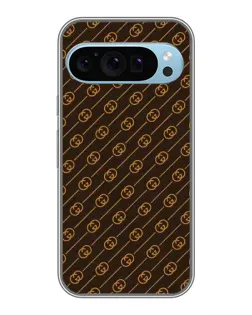 Чехол для Google Pixel 9 с картинкой «Gucci — золотые диагонали»
