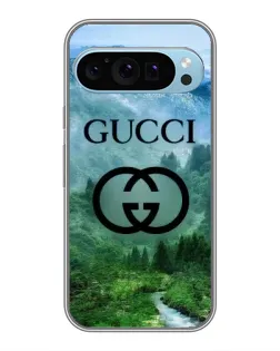 Чехол для Google Pixel 9 с картинкой «Gucci — горный пейзаж»