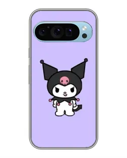 Чехол для Google Pixel 9 с картинкой «Kuromi — нежный фиолетовый»