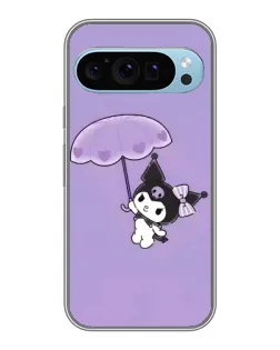Чехол для Google Pixel 9 с картинкой «Kuromi с зонтиком»