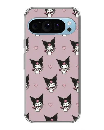 Чехол для Google Pixel 9 с картинкой «Kuromi — ночной сон»