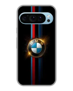 Чехол для Google Pixel 9 с картинкой «BMW M-Power неон»