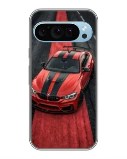 Чехол для Google Pixel 9 с картинкой «BMW на красной дорожке»