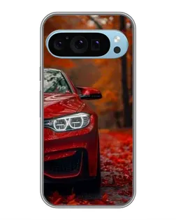 Чехол для Google Pixel 9 с картинкой «Осенняя BMW M4»