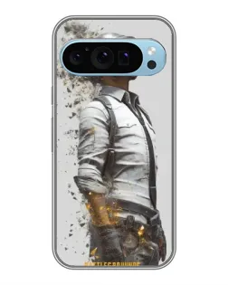 Чехол для Google Pixel 9 с картинкой «PUBG — боец в пыли»