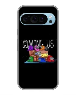 Чехол для Google Pixel 9 с картинкой «Логотип Among Us»