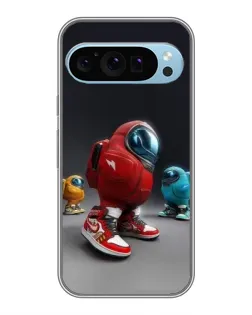 Чохол для Google Pixel 9 з картинкою «Among Us — 3D стиль»