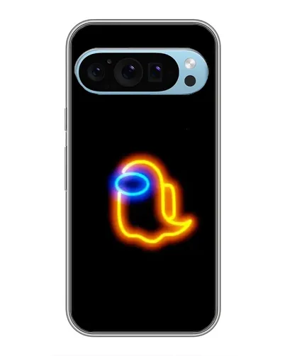 Чохол для Google Pixel 9 з картинкою «Among Us неонове сяйво»