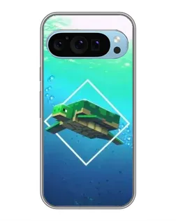 Чохол для Google Pixel 9 з картинкою «Черепаха Minecraft»