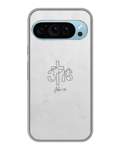 Чохол для Google Pixel 9 з картинкою «Івана 3:16 Хрест»
