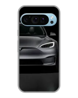 Чехол для Google Pixel 9 с картинкой «Tesla Model S Look»