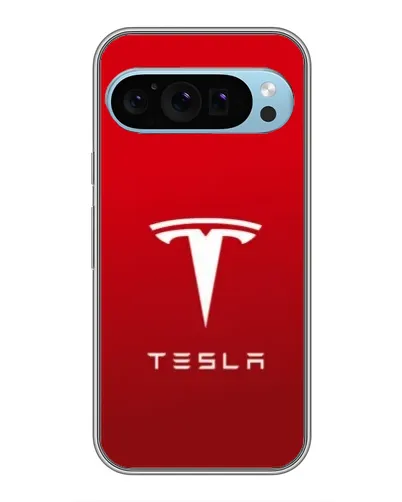 Чехол для Google Pixel 9 с картинкой «Tesla Red Classic»