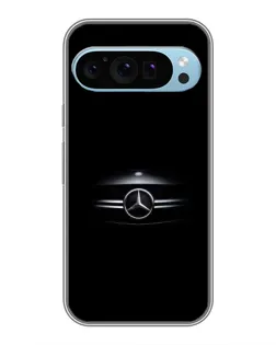 Чехол для Google Pixel 9 с картинкой «Mercedes — абстрактные линии»