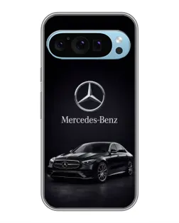 Чехол для Google Pixel 9 с картинкой «Mercedes — решетка радиатора»