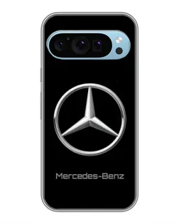 Чехол для Google Pixel 9 с картинкой «Mercedes Silver Logo»