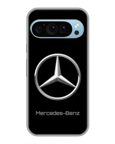 Чехол для Google Pixel 9 с картинкой «Mercedes Silver Logo»