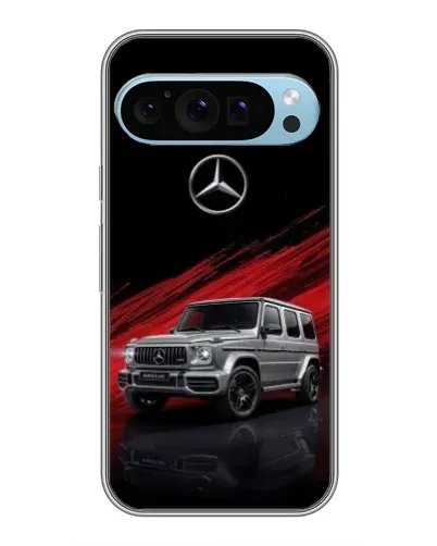 Чехол для Google Pixel 9 с картинкой «Mercedes G-Class красный»