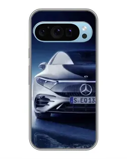 Чехол для Google Pixel 9 с картинкой «Mercedes EQ — будущее»