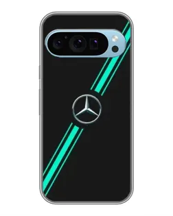 Чохол для Google Pixel 9 з картинкою «Спортивні лінії Mercedes»