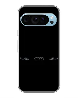 Чехол для Google Pixel 9 с картинкой «Audi — световой подпись»
